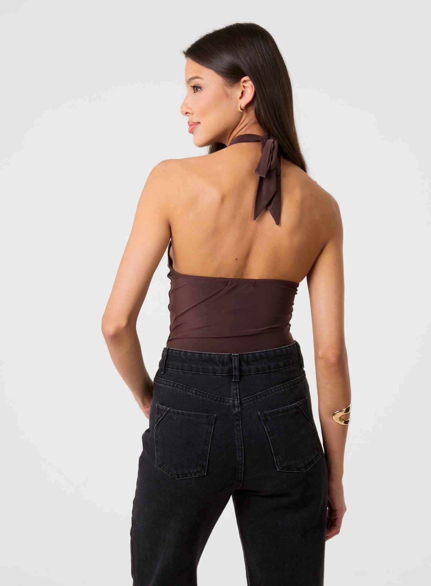 Keyhole Halter Top view 4