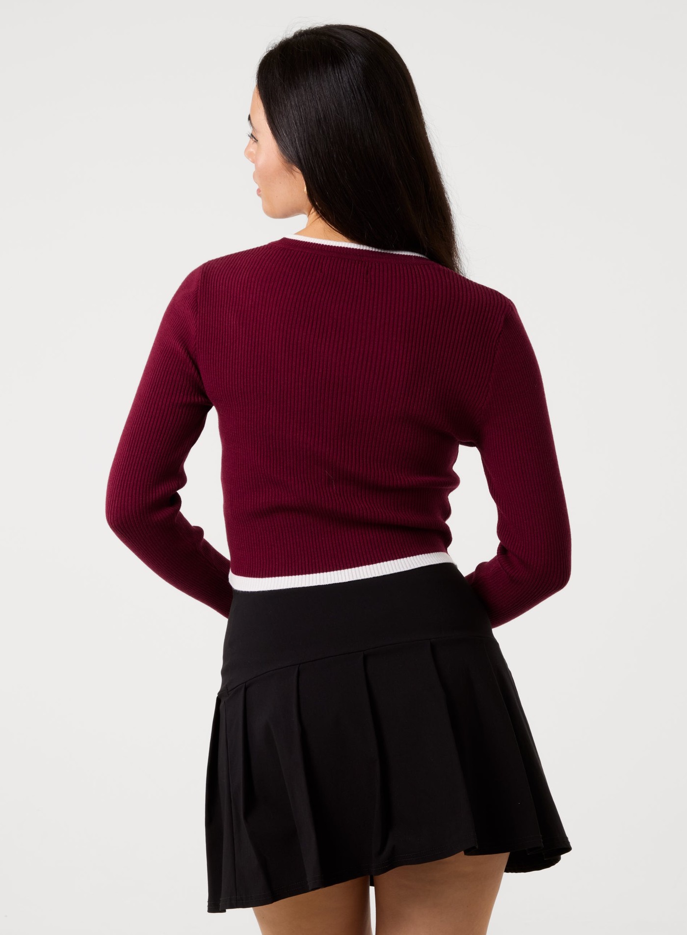 Contrast Knitted Jumper view 4